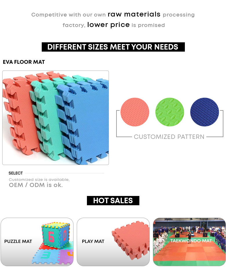 2019 new fashion Wholesale eco friendly EVA foam material toy mat puzzle for kids