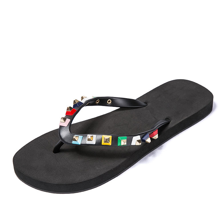 Popular nude girl summer beach sandals travel slipper flip flops