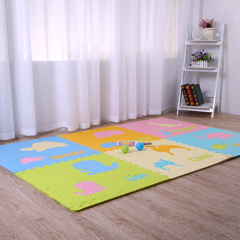 Factory wholesale functional interlocking EVA alphabet puzzle indoor playing baby foam floor mats