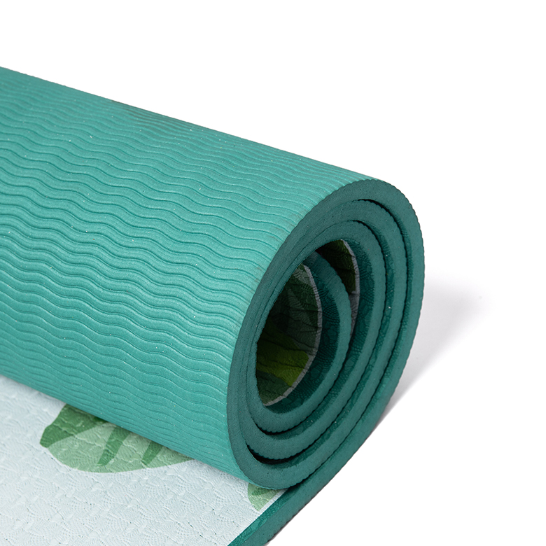custom logo wholesale tpe private label fitness exercise TPE custom yoga mats printed