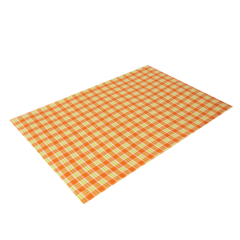 2020 trendy orange pumpkin color textured self adhesive assorted plaid adhesive fabric EVA material for kids handicraft