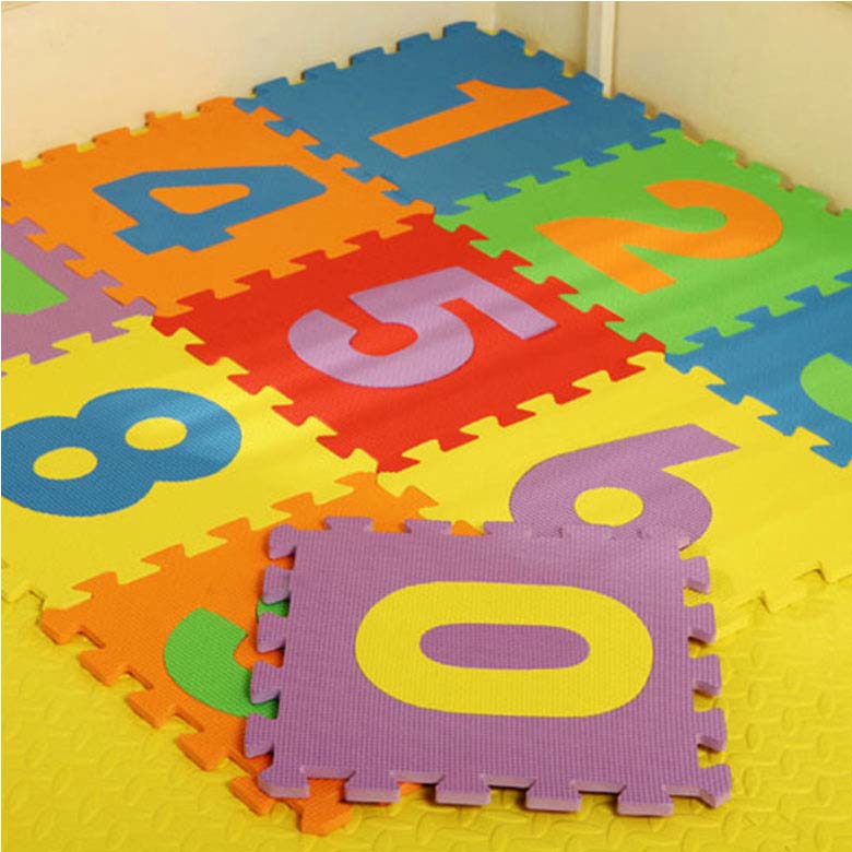 China manufacturer personalized custom design non toxic letter figure puzzle cartoon eva foam mat