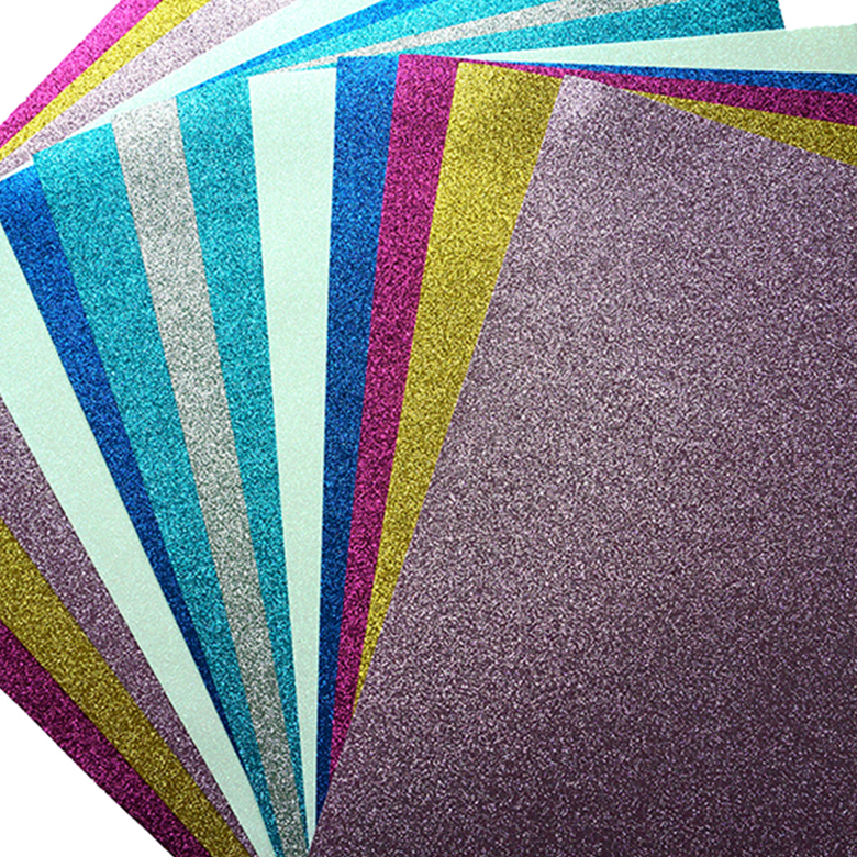 Leane Creatief A4 1.7mm Glitter Craft Foam Sheets 10pcs 