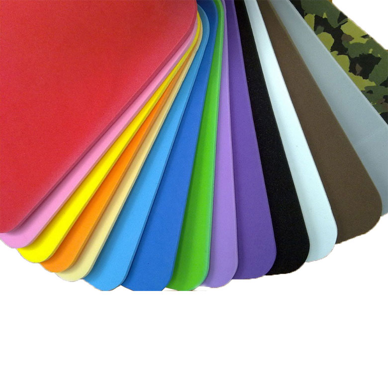 Flexible colorful printing EVA Sheet raw material for handcraft paper  cutting thin bul foam sheet 3mm