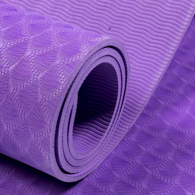 Wholesale extra thick custom floor yoga mat tpe eco friendly thick body building