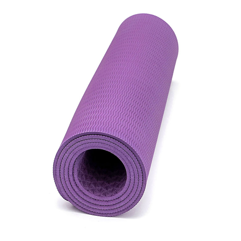 Custom designs OEM premium tpe rubber yoga mat with logo printing