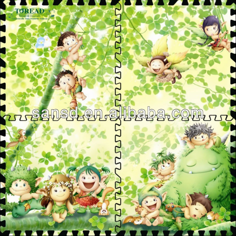Mysterious Forest Toread EVA Waterproof Puzzle MAT beautiful mat made in china 3cm 6cm