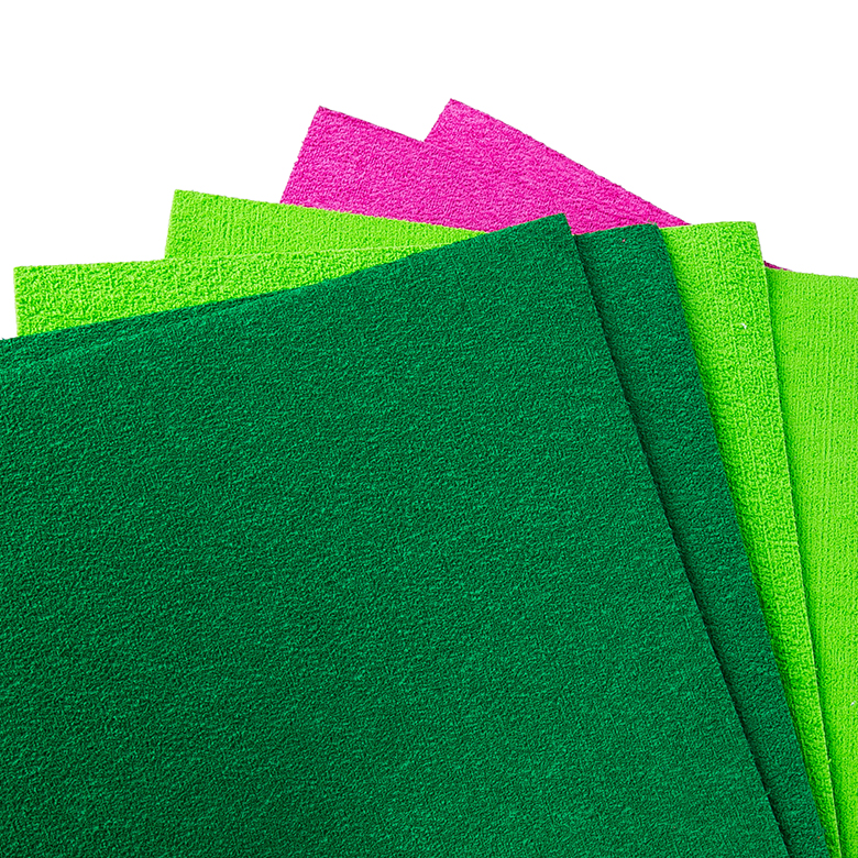 factory direct grass green furry flocking colorful non toxic eva craft foam  sheet