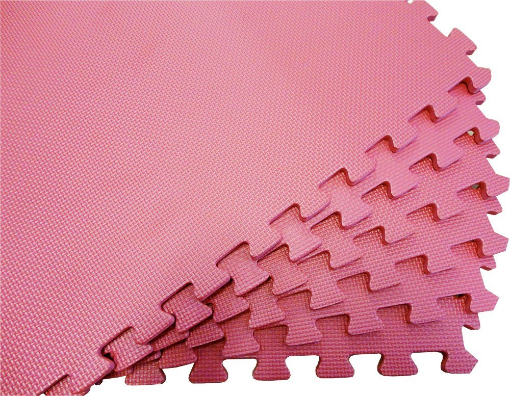 Interlocking puzzle EVA solid color non toxic  bathing martial arts  foam mat
