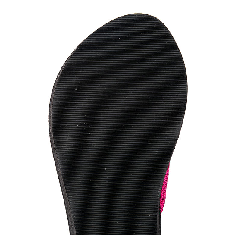 Beautiful wedge ladies woman thick custom printed slipper women oxford upper eva flip flop