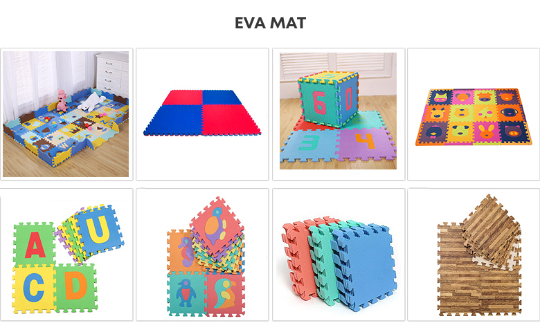 Eco-friendly educational interlocking EVA puzzle floor baby play mat for crawling