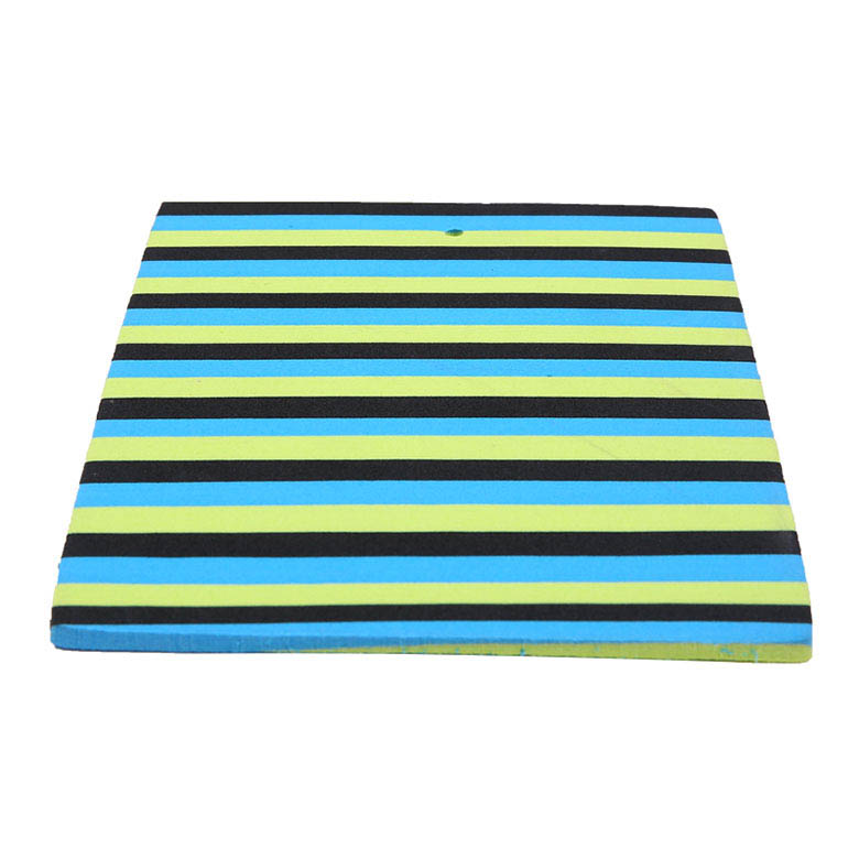 eva rubber sole Wholesale price stripe color matching 2mm foam sheet for beach slippers