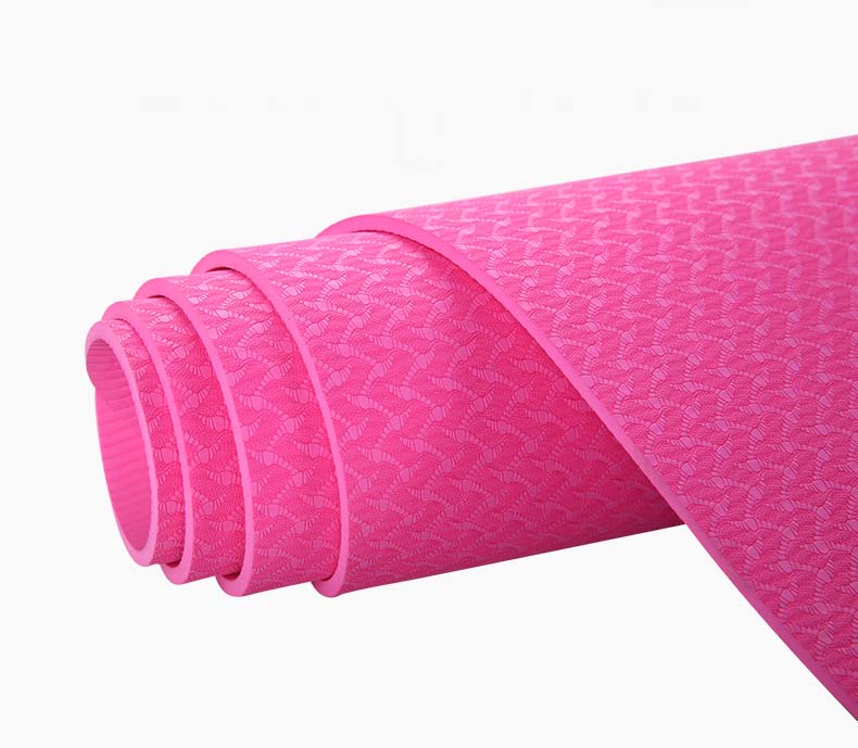 Eco friendly waterproof non slip yoga mat with custom yoga mat with carrying strap