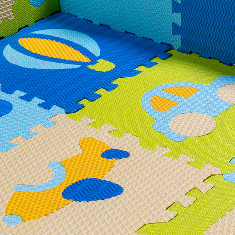 Hot sale product environmental custom print eva marine flooring soft baby play babying crawling mat