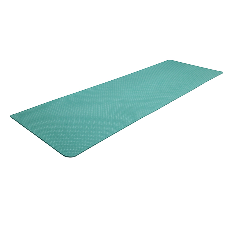 2020 Wholesale eco-friendly antiskid tpe double sided yoga mat with custom logo