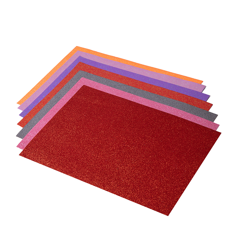 kid educational factory price thick and soft assorted color goma sponge EVA sparkle foam sheet